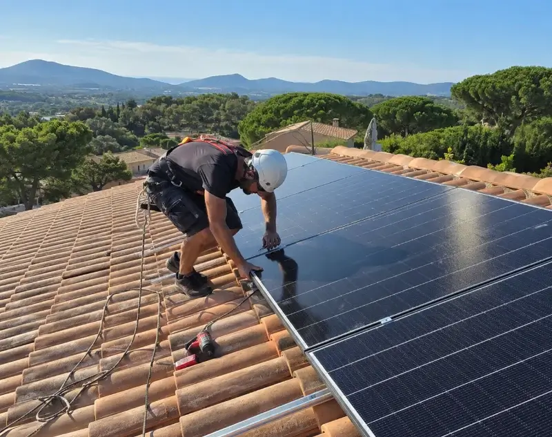 Installateur panneaux solaires Meyrargues — pose photovoltaïque sur toiture