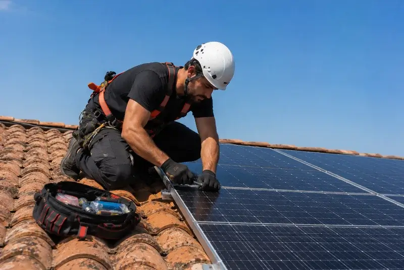 Maintenance et monitoring de panneaux solaires à Meyrargues