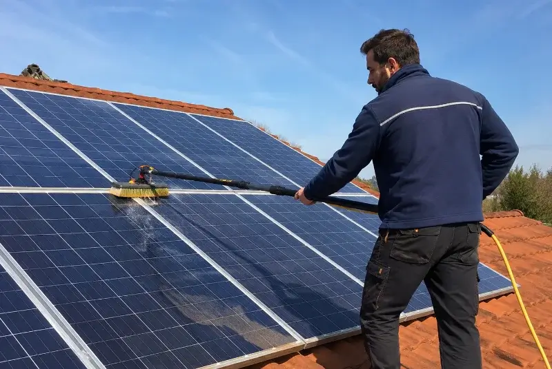 Nettoyage et entretien de panneaux solaires à Meyrargues
